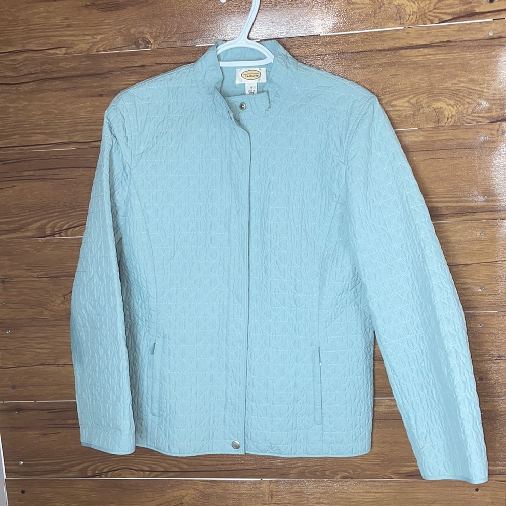 Talbots Light Blue Quilted Jacket